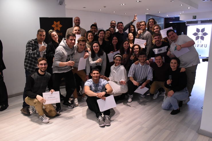 Els crupiers d'Unnic han rebut aquest migdia el diploma acreditatiu.