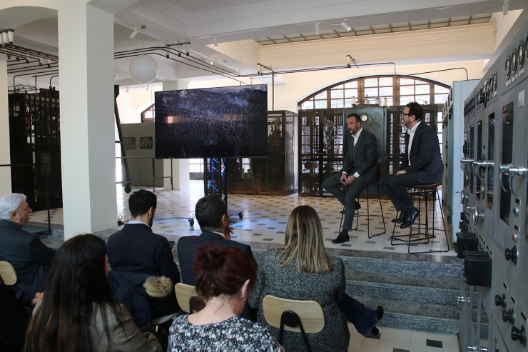 El ministre de Turisme i Telecomunicacions, Jordi Torres, i el director general d'Andorra Turisme, Betim Budzaku, durant la presentació del pla d'accions d'Andorra Selected.