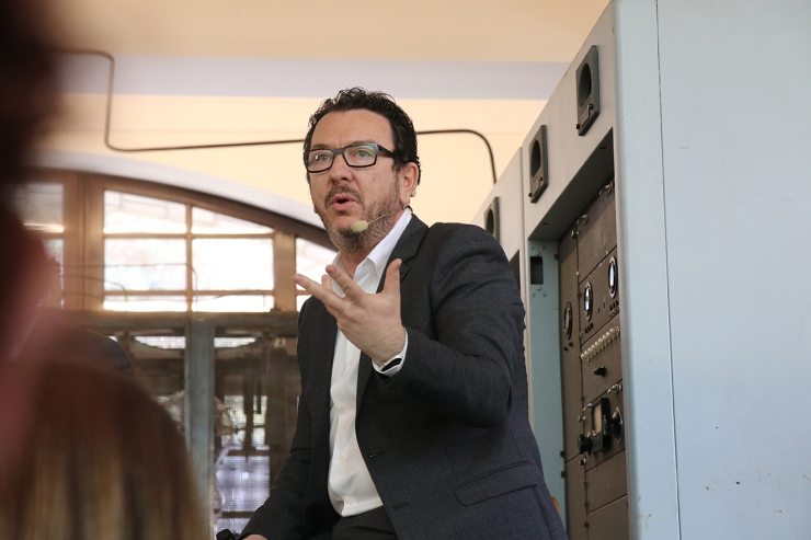 El director general d'Andorra Turisme, Betim Budzaku, durant la presentació del pla d'accions d'Andorra Selected.