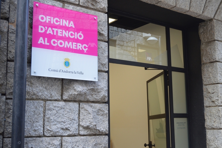 L'oficina d'atenció al comerç, al carrer Doctor Nequi, 2 d'Andorra la Vella.
 