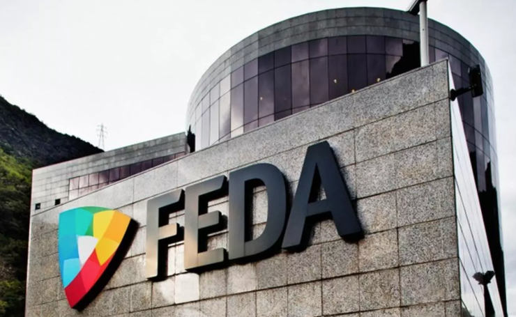 L'edifici central de FEDA.
 