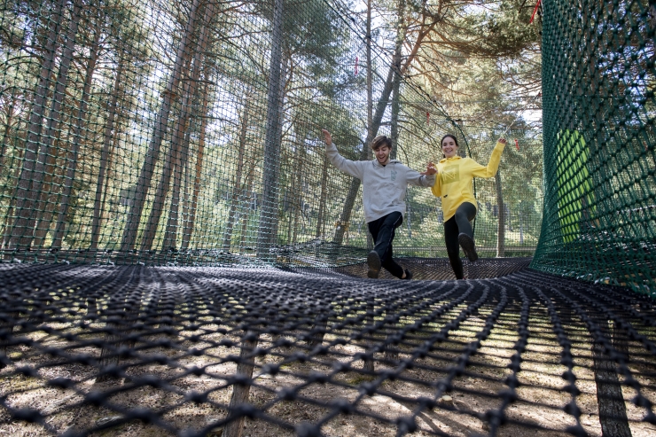 Activitats a la cota 1.600 de Naturland.