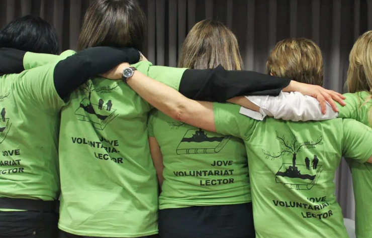 Voluntaris d'un esdeveniment.