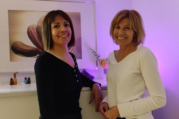 Les terapeutes Antonio Farreras i Susana Teixidó.