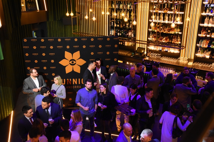 Els convidats a l'esdeveniment al casino UNNIC.