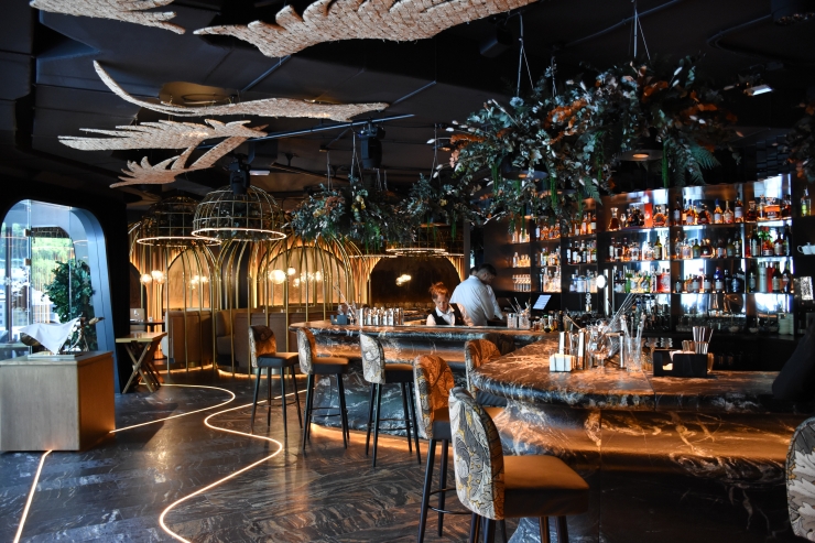 Una de les zones de restauració d'Unnic.
 