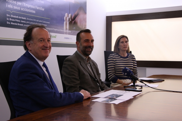 Un moment de la presentació del XXIV Cicle de l'Empresa Familiar Andorrana.