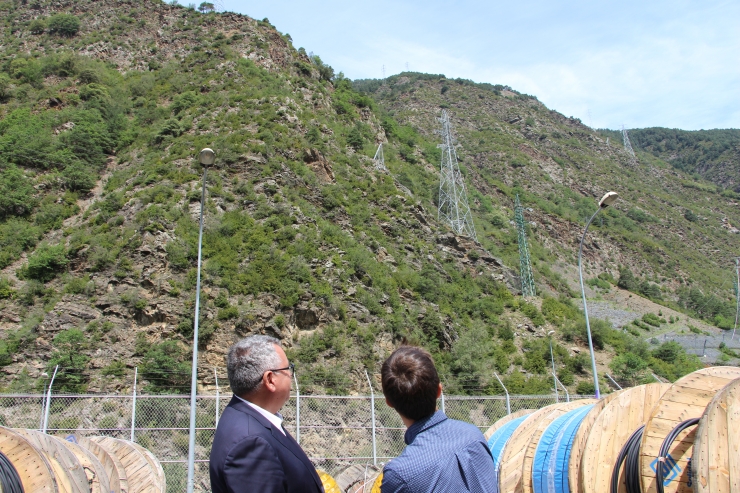 El director general de FEDA, Albert Moles, i el responsable de projectes d'enginyeria, Adrià Arasa.