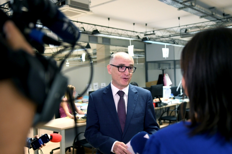 El ministre de Finances, Ramon Lladós, aquest dimarts.