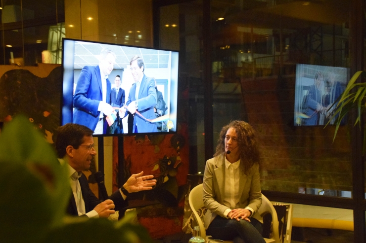 El president Nice Tech, Jose Maria Roger, en la cinquena edició del Teler Daurat a l'hotel Roc Blanc.