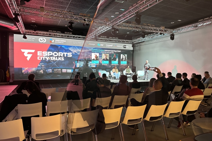 Un moment de la conferència 'eSports City Talks'.