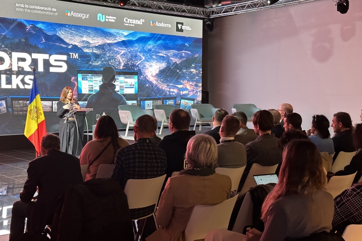 Un moment de la conferència 'eSports City Talks'.