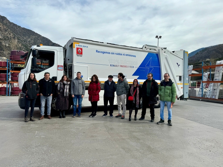 La presentació del camió aquest dijous.