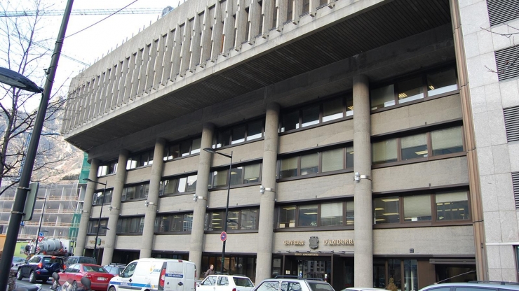 L'edifici administratiu del Govern.