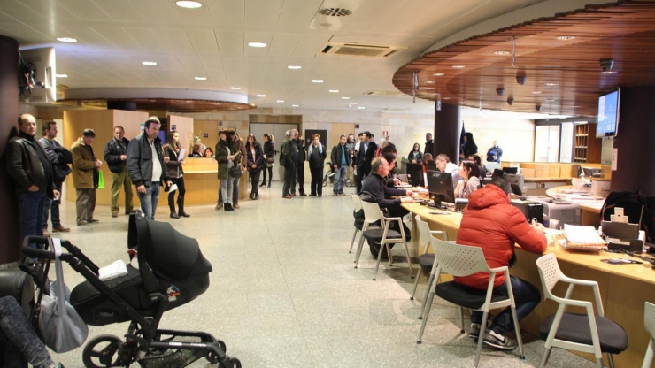 Servei de tràmits del Govern d'Andorra.