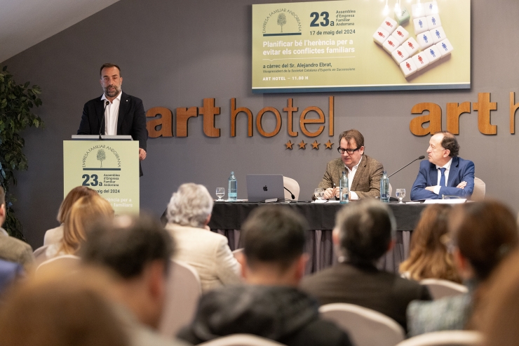 El president de l'EFA, Daniel Armengol, el passat divendres.