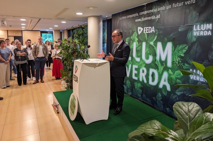 El cap de Govern, Xavier Espot, durant el seu parlament.