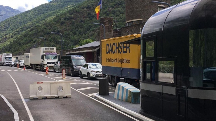 La frontera hispanoandorrana.