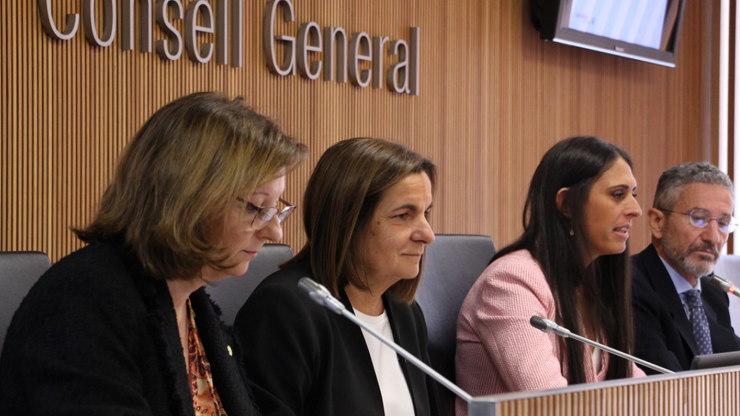 La ministra d'Afers Socials i Funció Pública, Trini Marín.