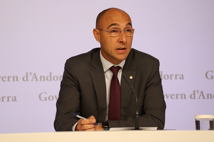 El Secretari d'Estat d'Economia, Treball i Habitatge, Jordi Puy.