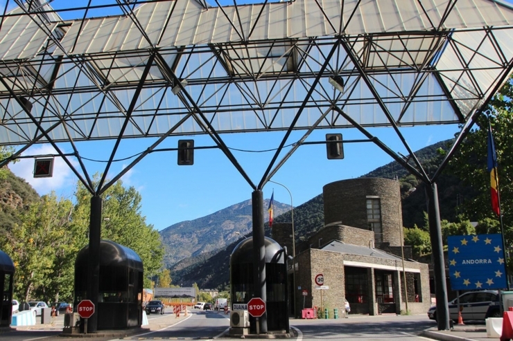 La frontera hispanoandorrana.