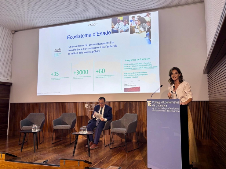 Mònica Reig, directora associada del Centre de Governació Pública (EsadeGov) Teaching Fellow del departament de Societat, Política i Sostenibilitat d’ESADE.