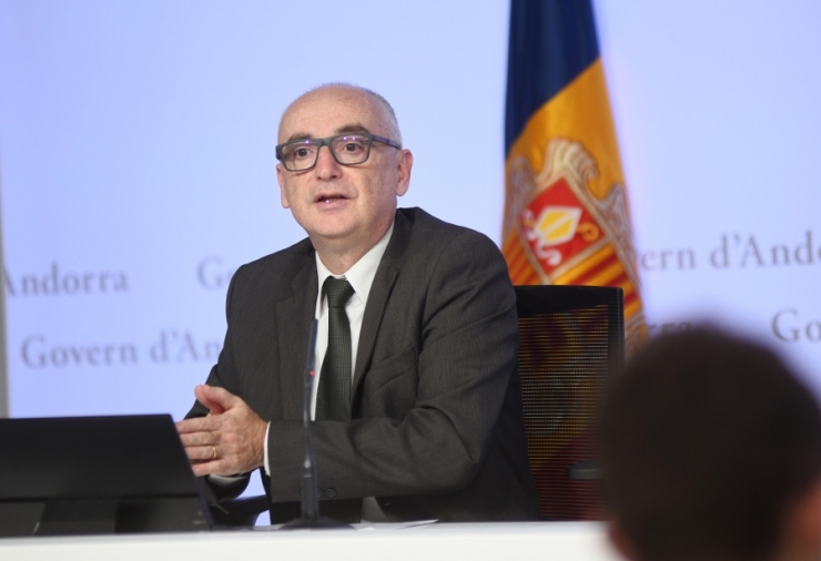 El ministre de Finances, Ramon Lladós, en una imatge d'arxiu.