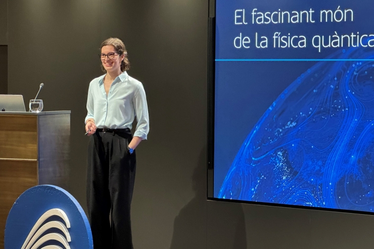 La professora i doctoranda de la Chalmers University of Technology de Göteborg (Suècia).