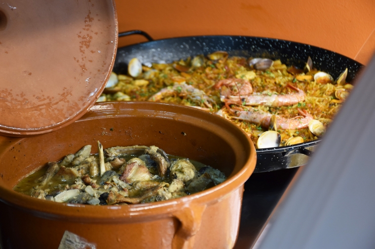 Alguns dels plats que s'ofereixen a Can Narcís.