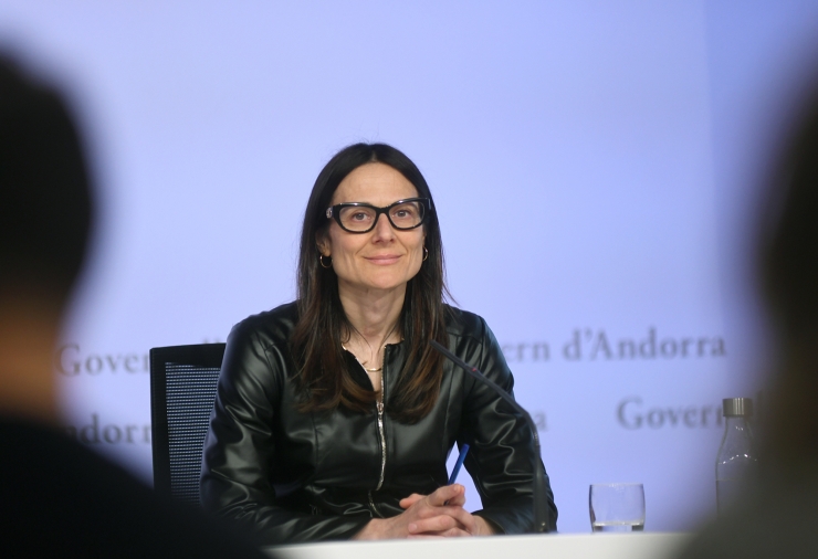 La ministra de Justícia i Interior, Ester Molné.