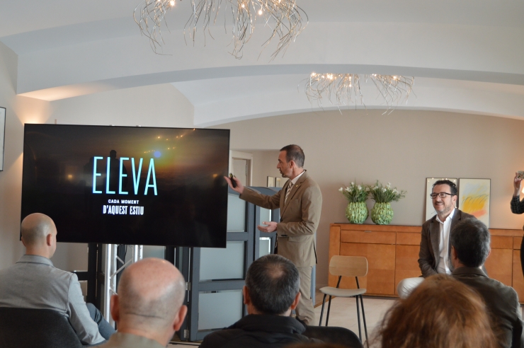 El ministre de Turisme i Comerç, Jordi Torres, durant la presentació de la campanya d'estiu al sector.