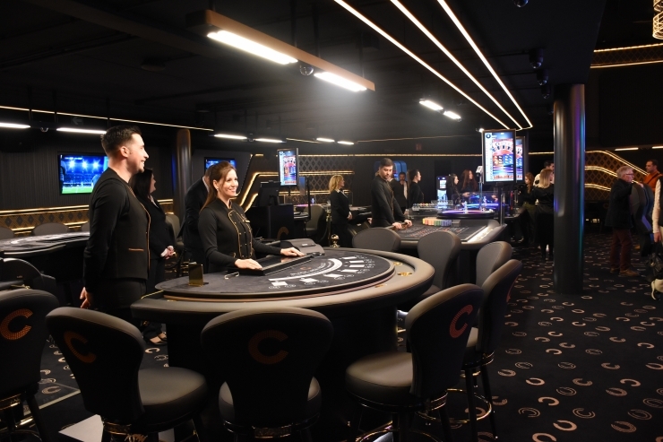 Les taules de joc de cartes del Gran Casino Andorra.