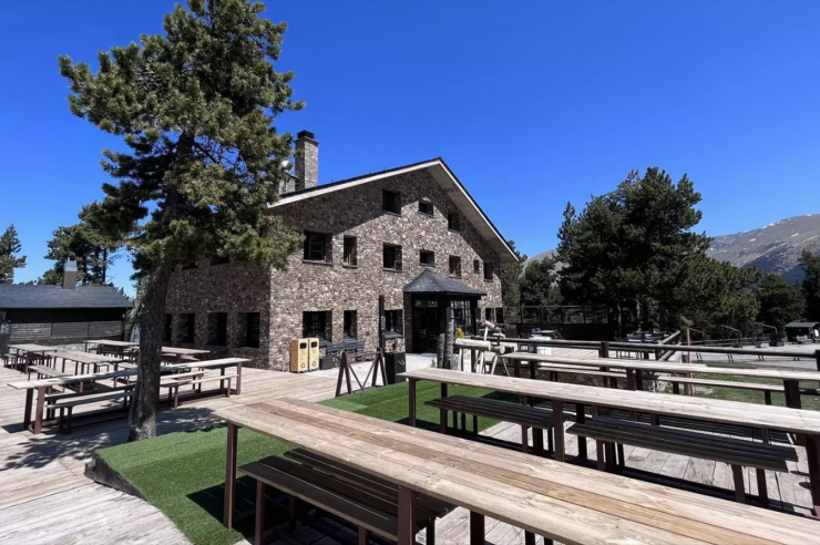 L'exterior de la Borda de Conangle.
 