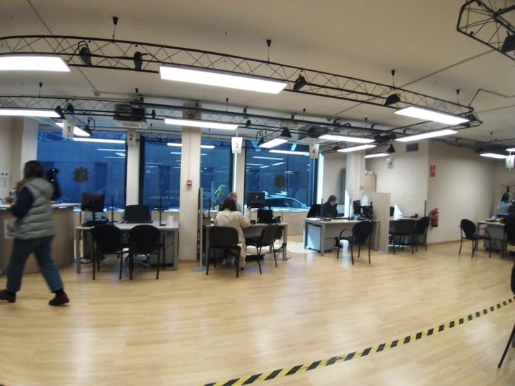 Les instal·lacions de l'agència tributària.
 