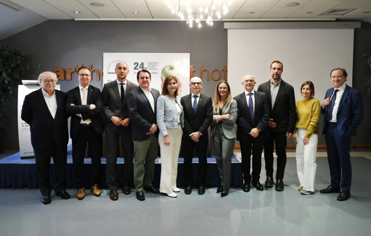 Els participants en l'assemblea que ha celebrat aquest divendres l'EFA.