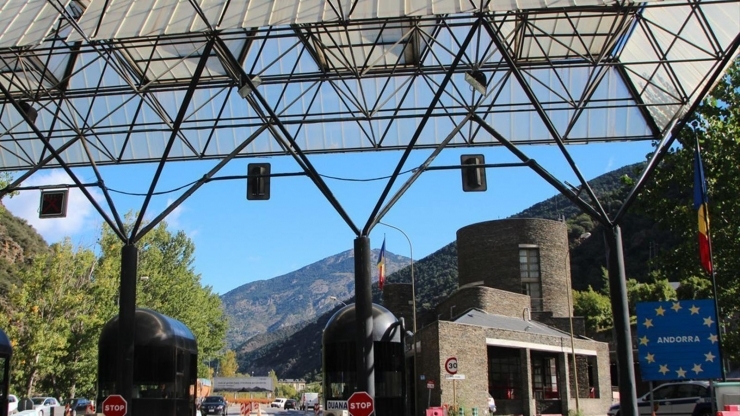 La frontera hispanoandorrana.