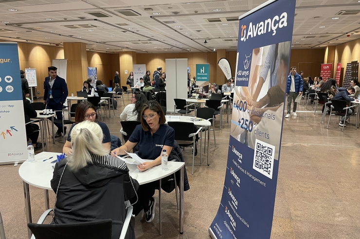 Participants de la 9a edició de la trobada laboral Job Meeting.