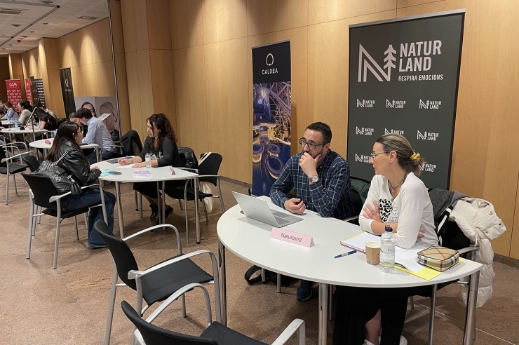 Participants durant la 9a edició de la trobada laboral Job Meeting.