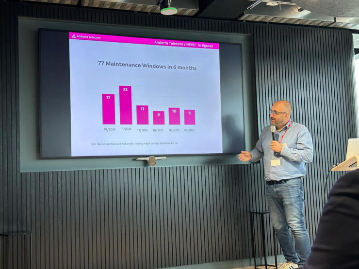 L'expert en xarxes de telefonia mòbil i fixa d’Andorra Telecom, Felip Correas.
