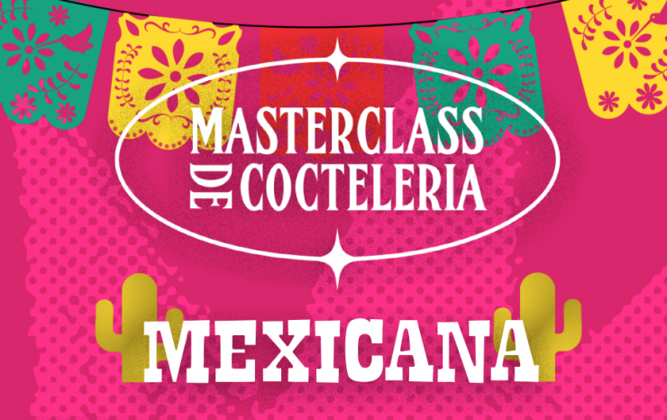 El cartell de la masterclass de cocteleria organitzada per Unnic sota la temàtica de Mèxic.