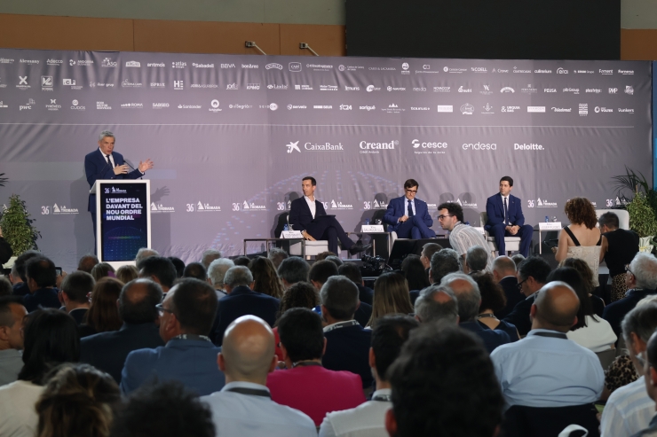 Un moment de la 36a Trobada Empresarial al Pirineu.