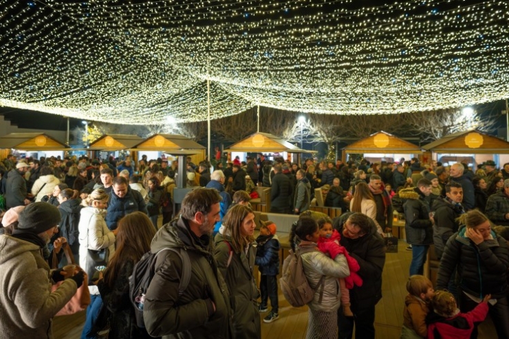 Una imatge del Poblet de Nadal.