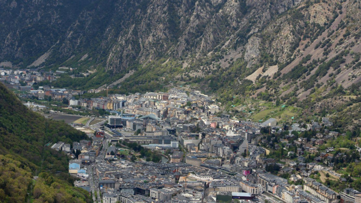 Imatge aèria de la vall central.