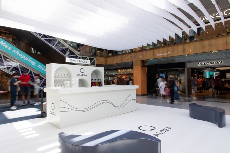 L'espai que Caldea ha habilitat a Illa Carlemany aquest estiu.