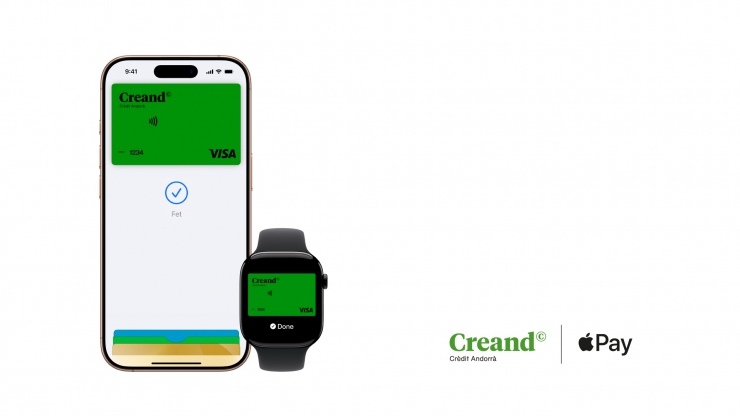 Les entitats se sumen a oferir el pagament a través d'Apple Pay.