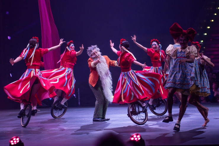 Un espectacle del Cirque du Soleil.