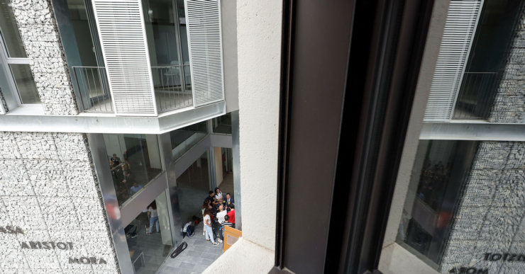 La seu de l'Institut Nacional de l'Habitatge.