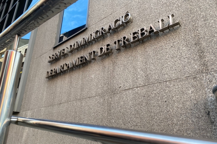 Les dependències del Servei d'Immigració.