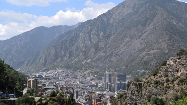Vista aèria de la vall central.