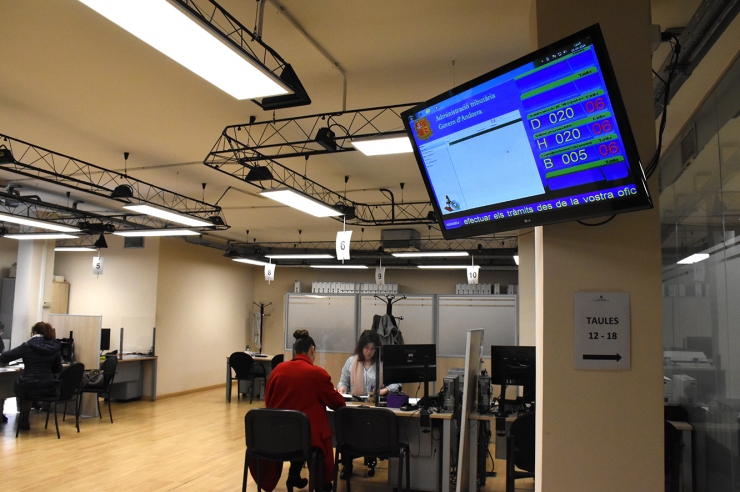 Una imatge de les instal·lacions de l'agència tributària.